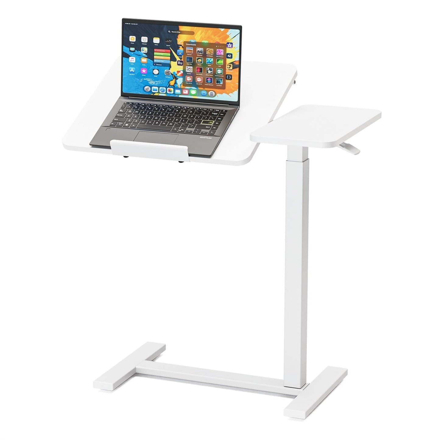 Adjustable Overbed Table on Wheels – Tilting
