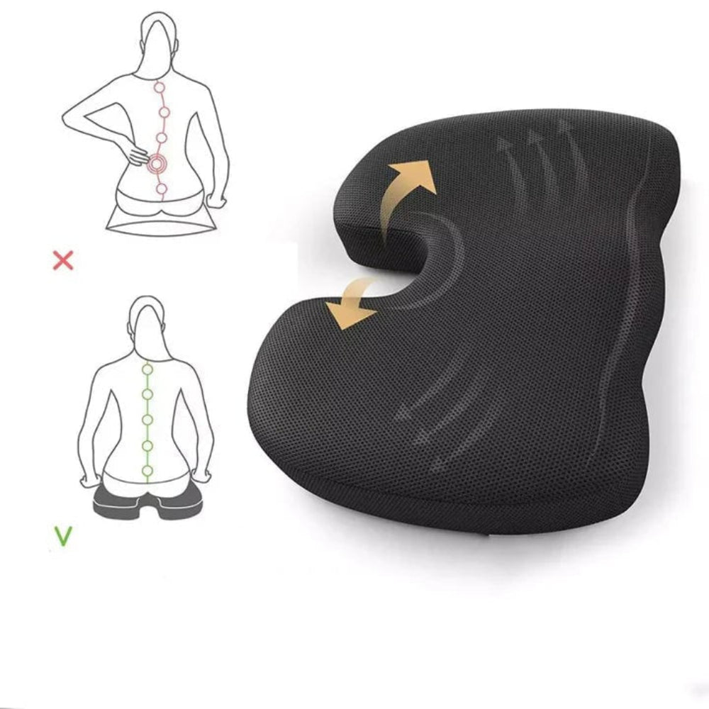 Memory Foam Seat Cushion for Car & Office