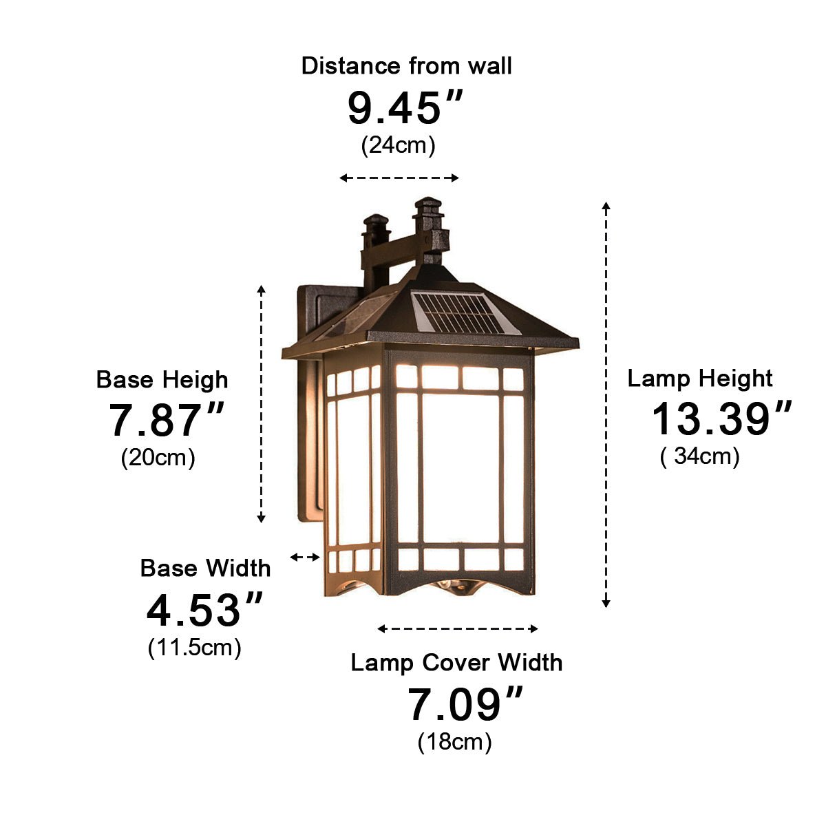 Vintage Waterproof Coach LED Outdoor Wall Light Wall Sconce