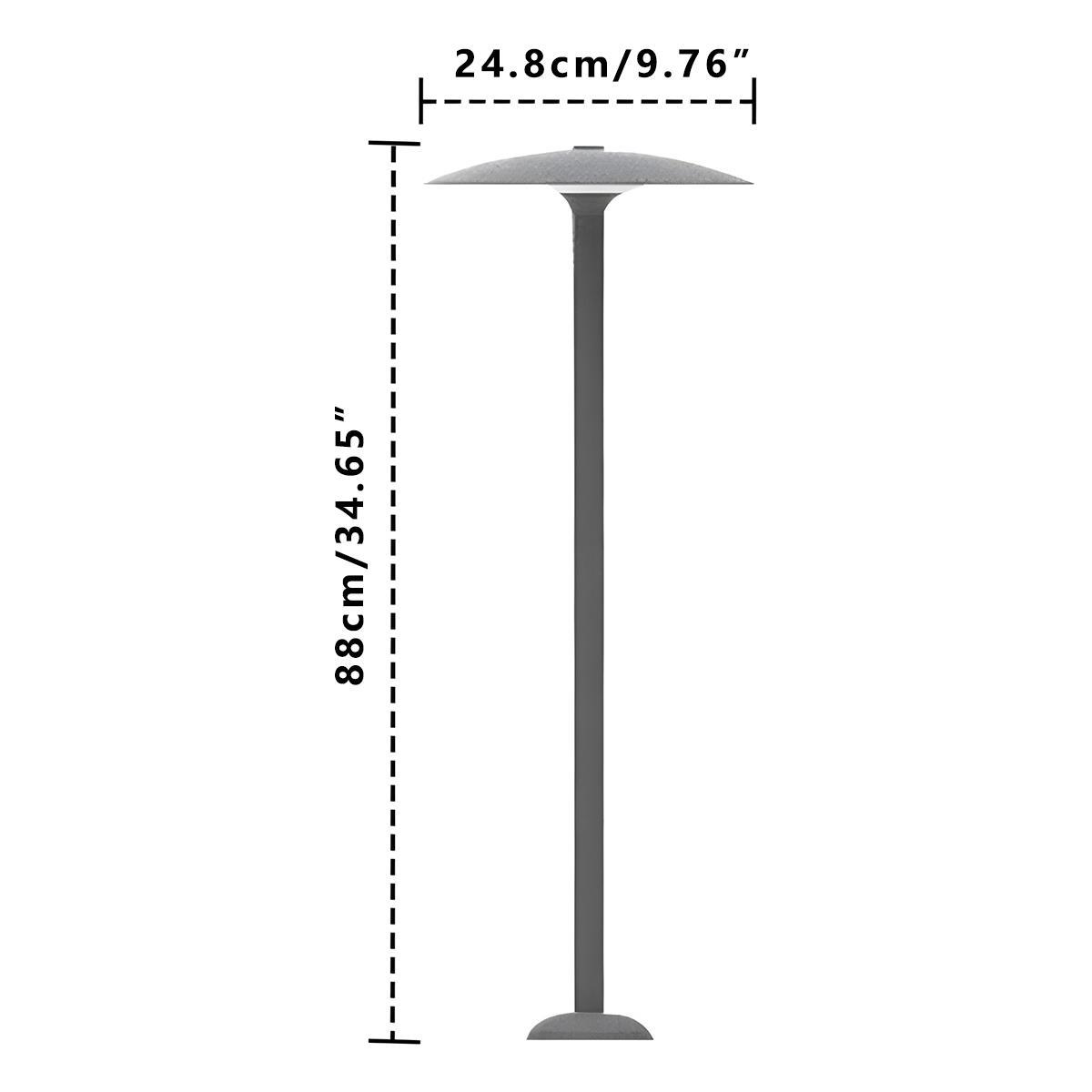 Waterproof Dome Mushroom LED Outdoor Landscape Lighting
