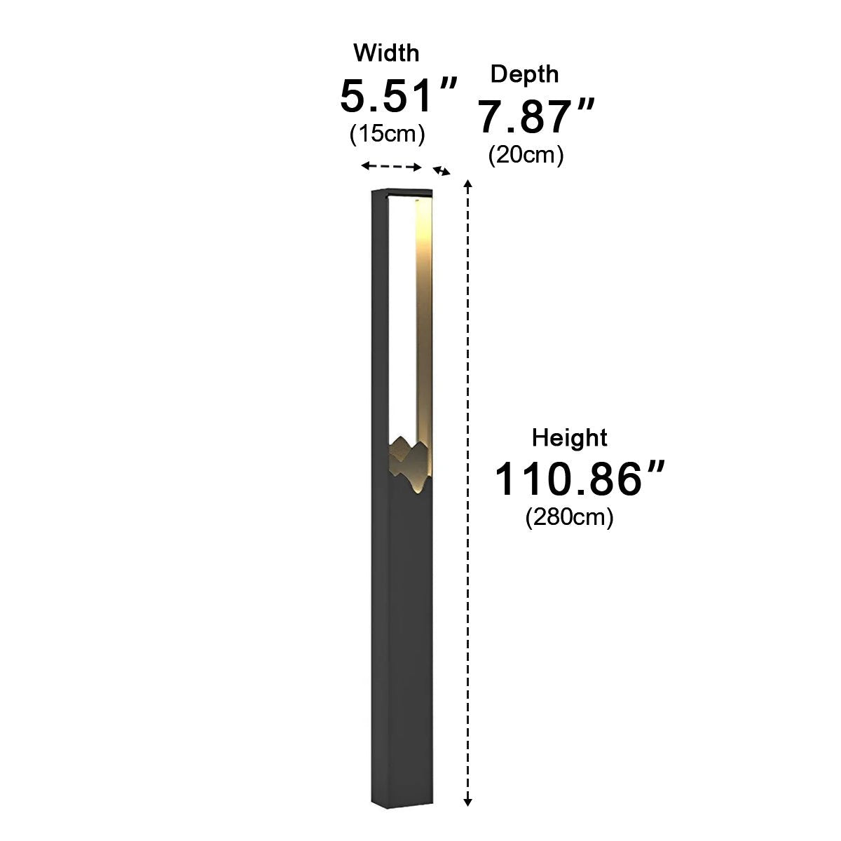 Waterproof LED Mountain Scenery Outdoor Path Lights