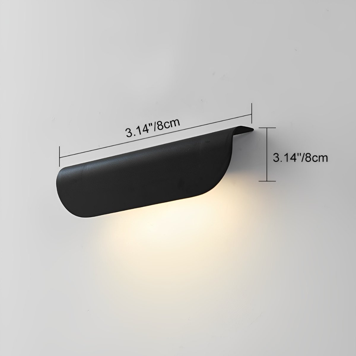 Waterproof Minimalist Arc-shaped LED Outdoor Wall Light
