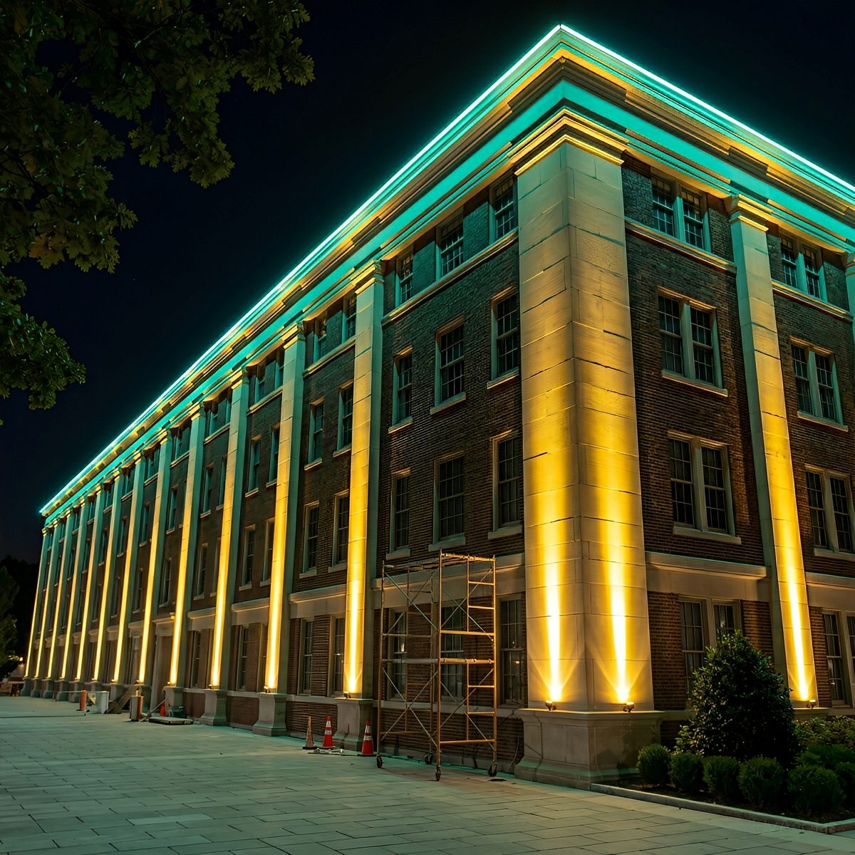 Round Waterproof Outdoor LED Spot Lights Exterior Wall Washer Light