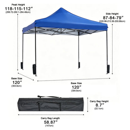 10x10 Pop Up Canopy Tent Portable Outdoor Shelter Shade