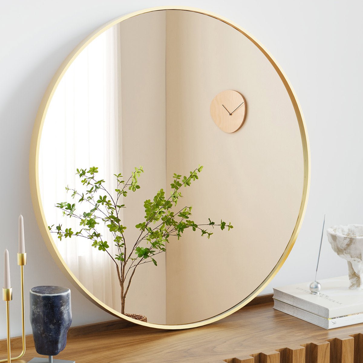 20 inch Round High-definition Wall Makeup Mirror Vanity Mirrors