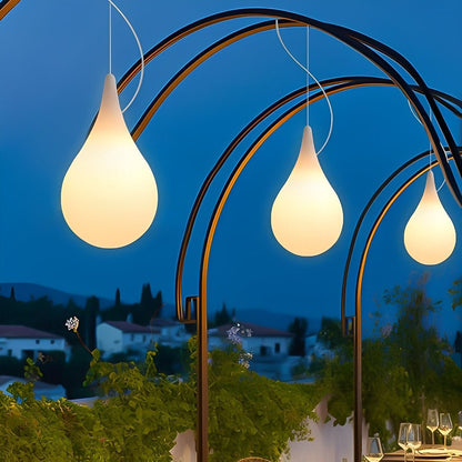 Waterproof Water Drop Outdoor Hanging Light