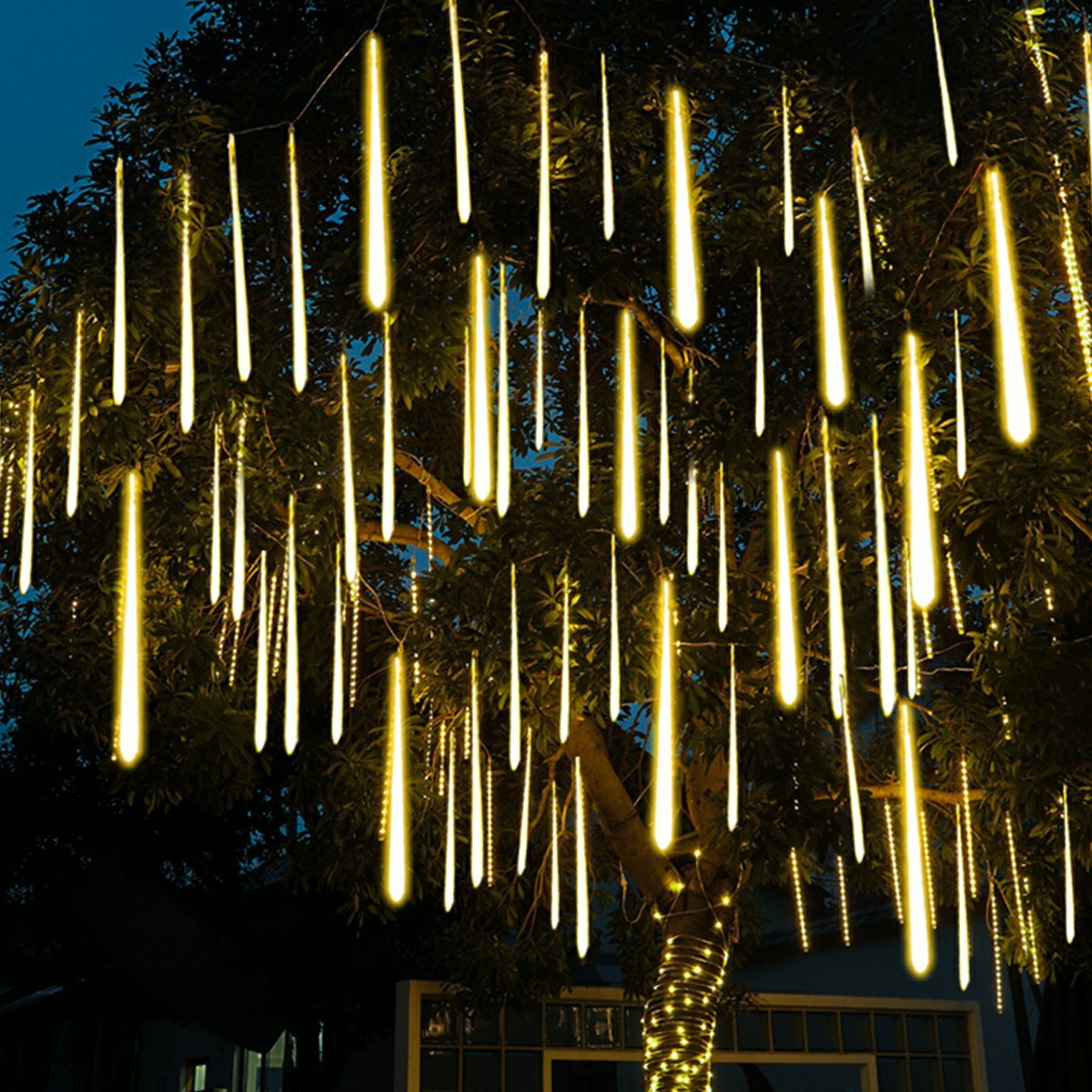 360° Waterproof Meteor Showers Dynamic Landscape Tree String Light Decor