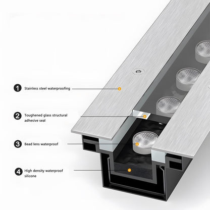 DC24V Low Voltage Outdoor In-Ground LED Waterproof Wall Washer Lights 39.37''