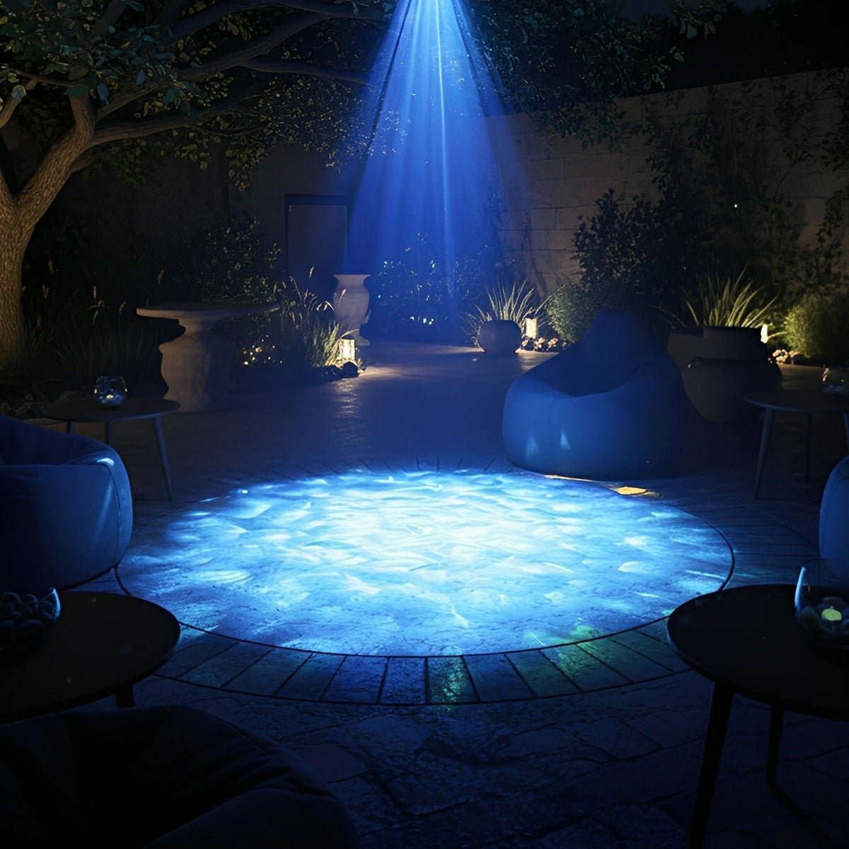 3D Dynamic Ocean Water Waves LED Spot Light Ambient Lighting