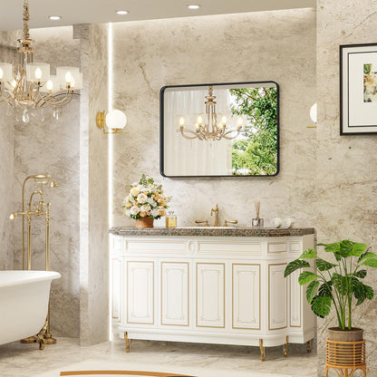 40"×30" Modern Farmhouse Bathroom Vanity Mirror Wall Mirror