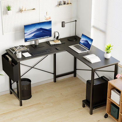 50 Inch Modern L-Shaped Computer Desk Gaming Corner Office Table