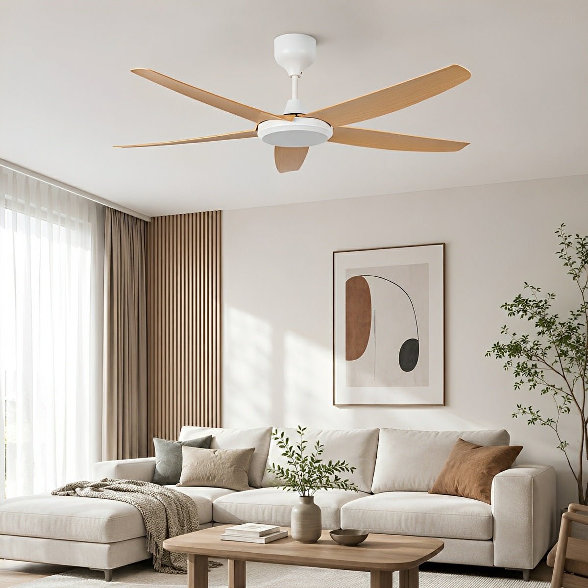 52″ Modern Minimalist Ceiling Fan