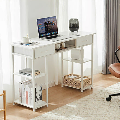 55" Computer Desk with 6 Drawers - for Home Office