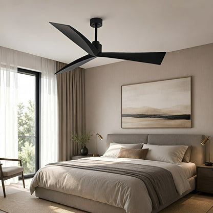 60" Contemporary Architecture Ceiling Fan with 3 Blades