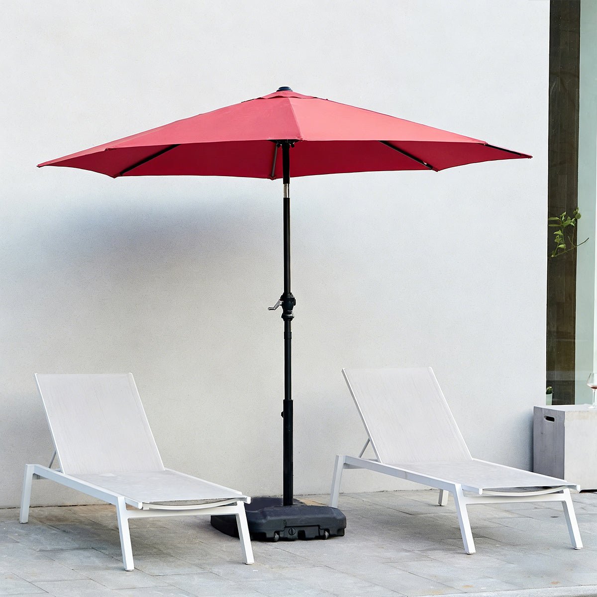 9 Ft Waterproof UV Protection Outdoor Patio Umbrella