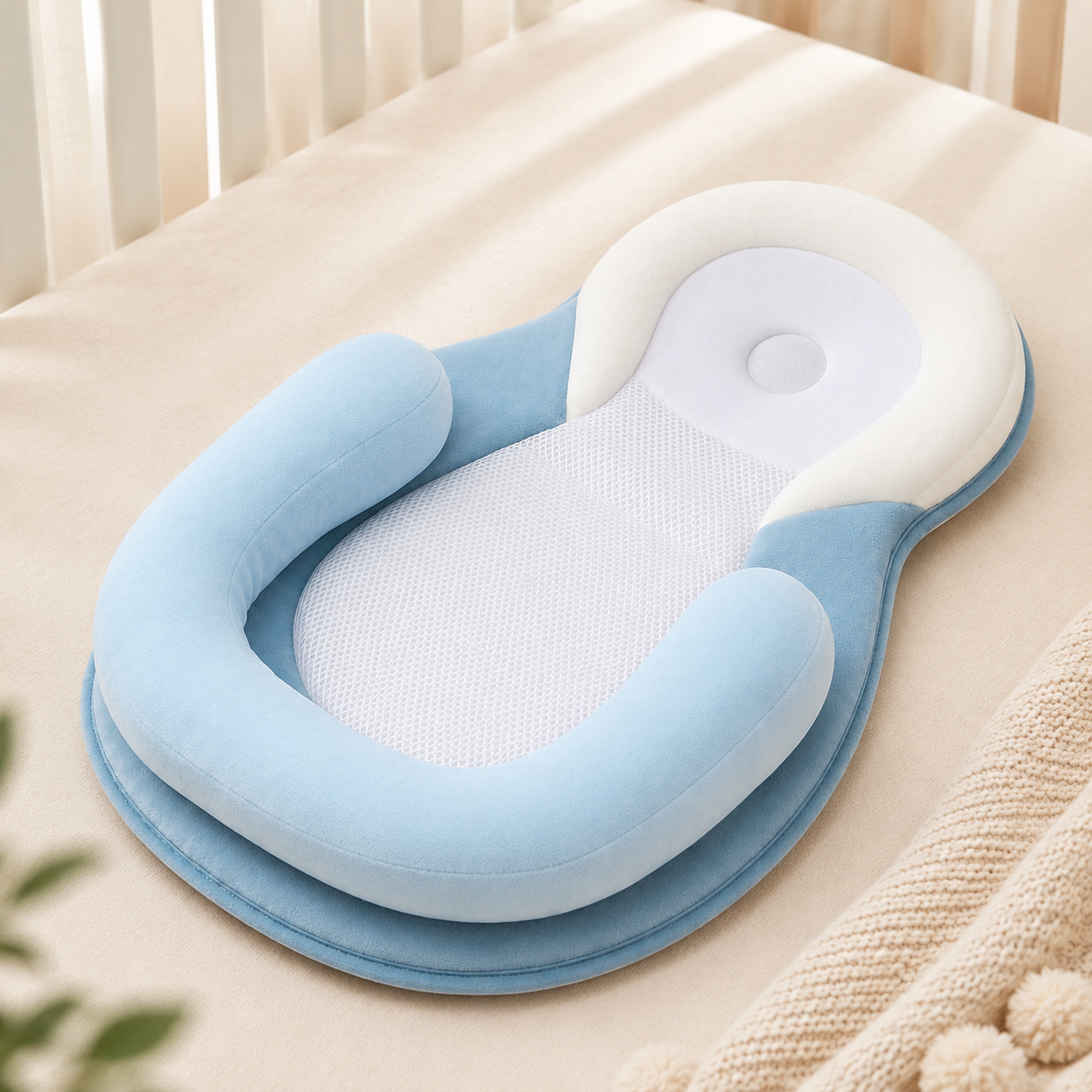 Baby Head Support Pillow for Stroller & Car Seat