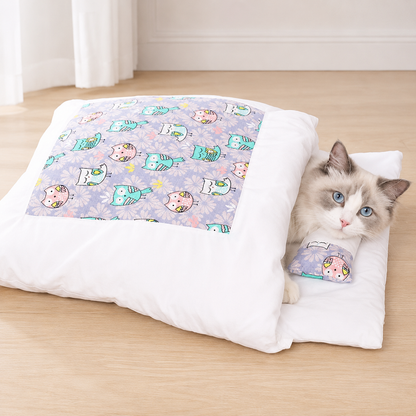 Cozy Cave Cat Sleeping Bed