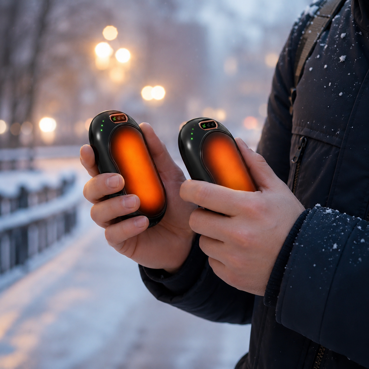 Rechargeable Double-Sided Hand Warmer