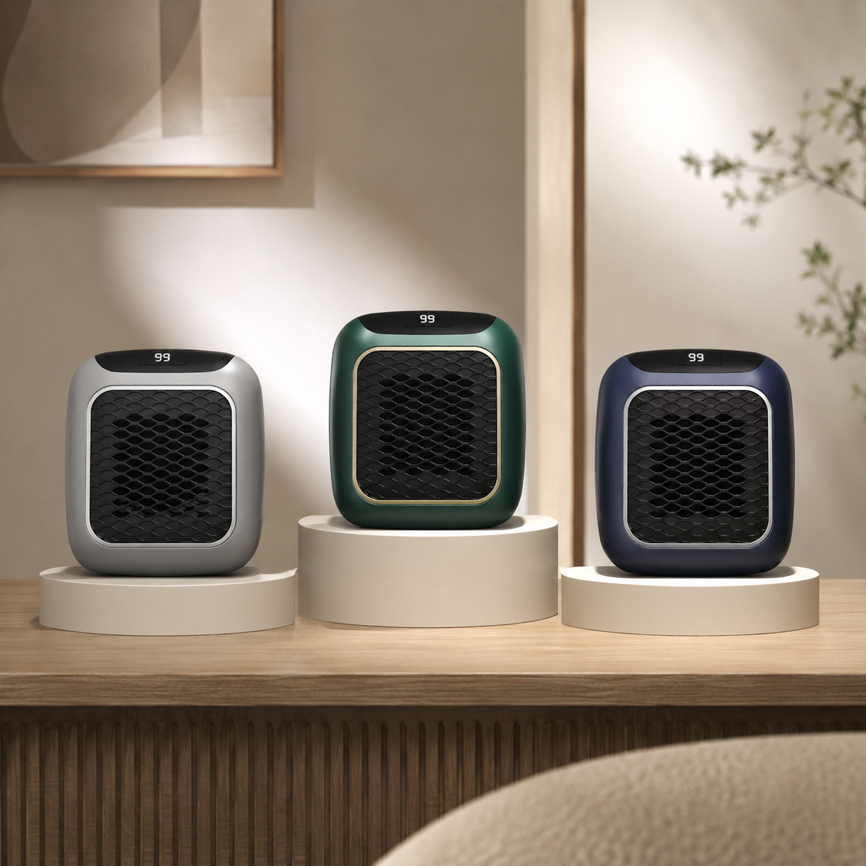 Compact Energy-Efficient Electric Space Heater