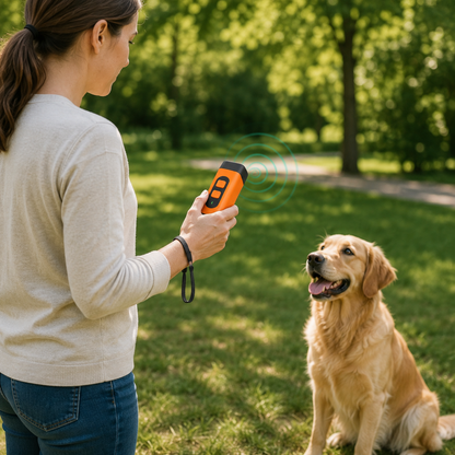 Rechargeable Ultrasonic Dog Training Device