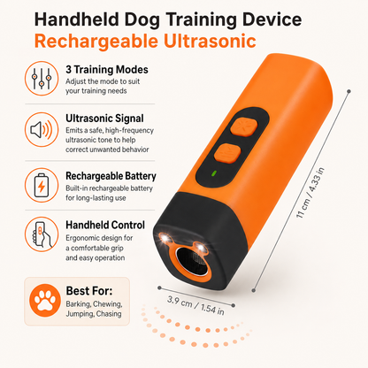 Rechargeable Ultrasonic Dog Training Device