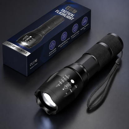 Tactical Waterproof LED Flashlight