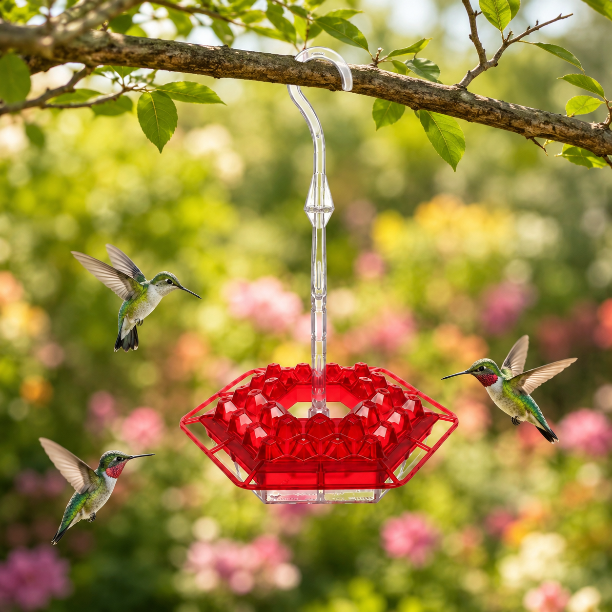Hummingbird Feeder with Bee Guard