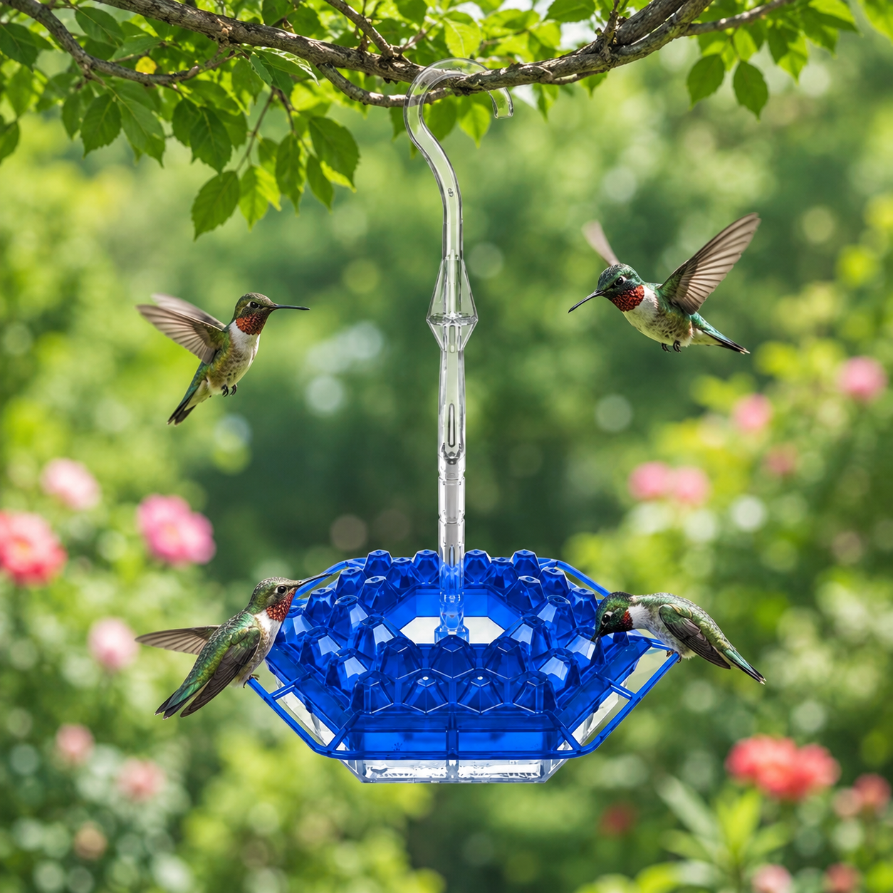 Hummingbird Feeder with Bee Guard