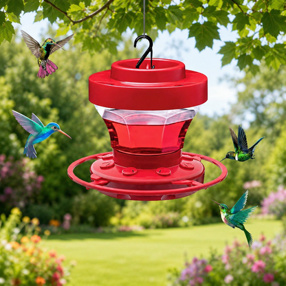 Hanging Hummingbird Feeder, Easy-Fill