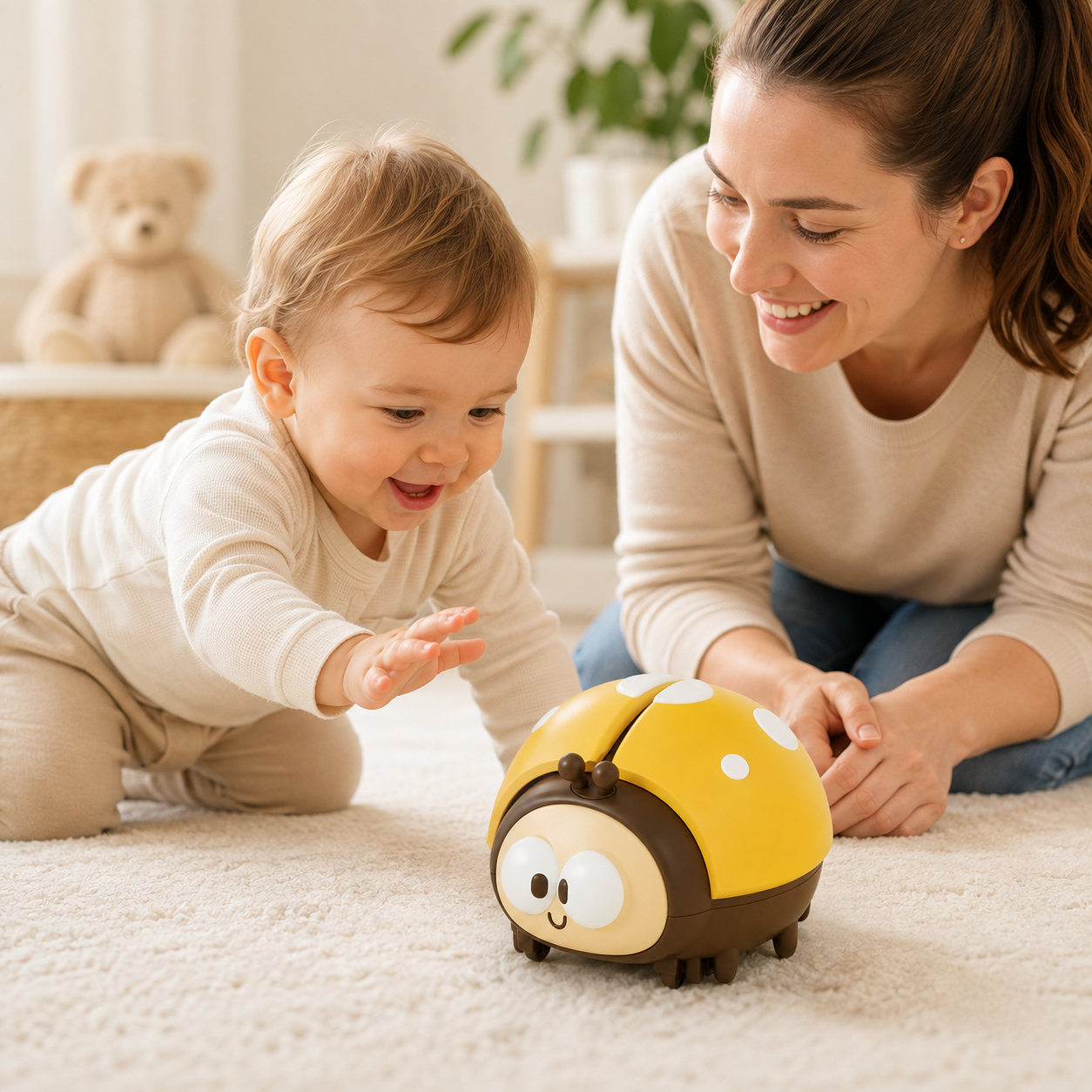 Colorful Ladybug Baby Activity Toy