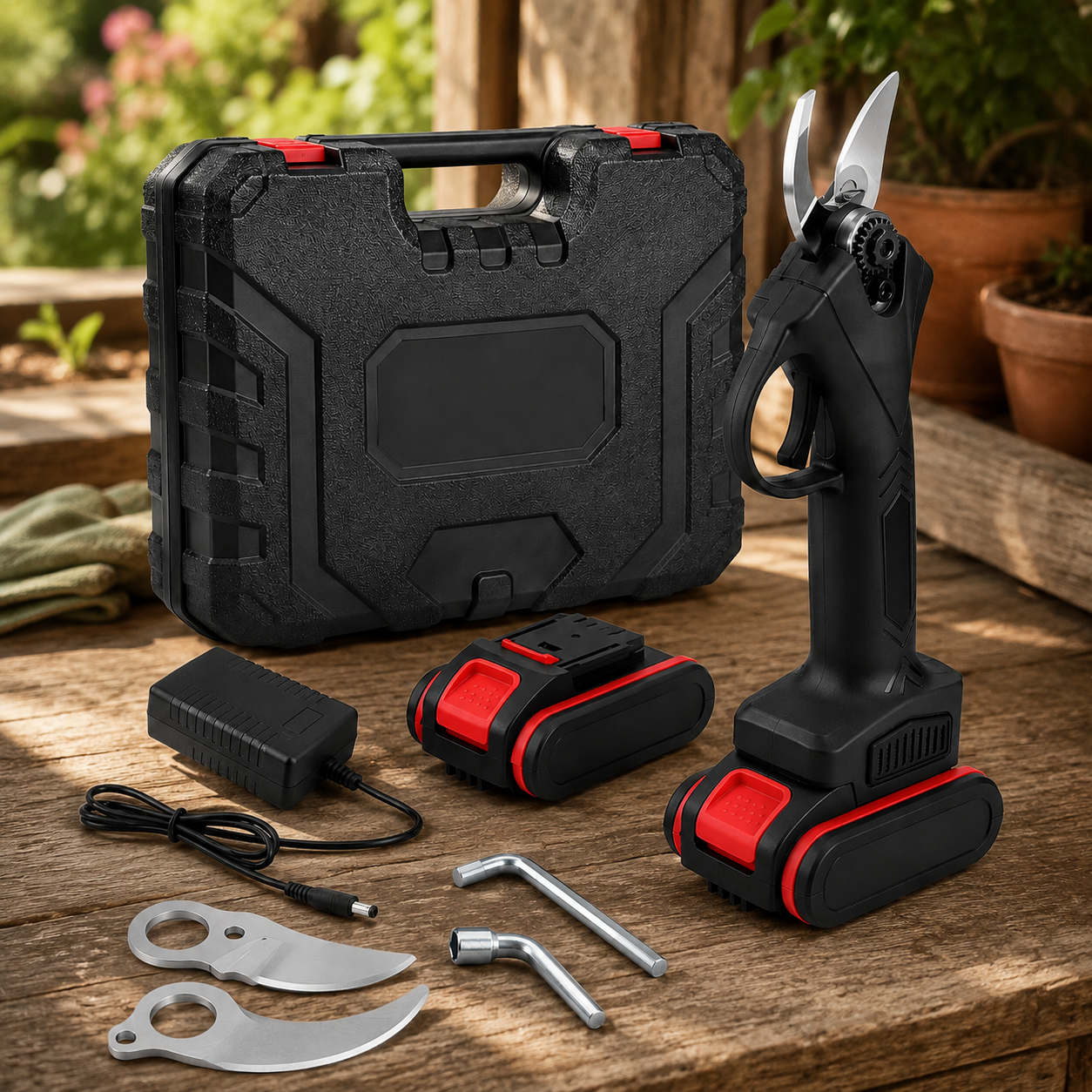 Lightweight Battery-Powered Pruning Shears