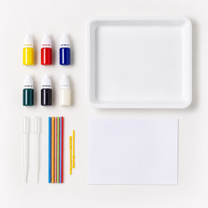 Mess-Free Marbling Paint Kit for Kids