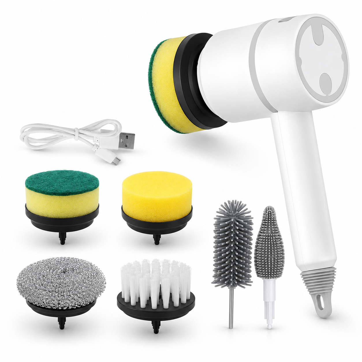 Cordless Handheld Multi-Surface Cleaning Brush