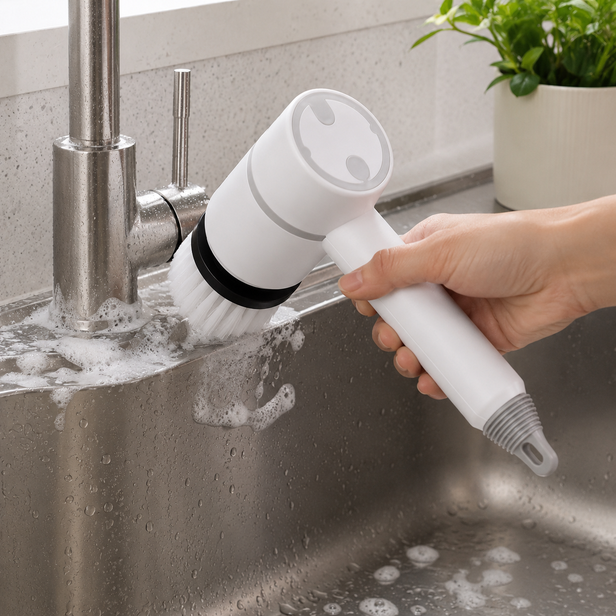 Cordless Handheld Multi-Surface Cleaning Brush