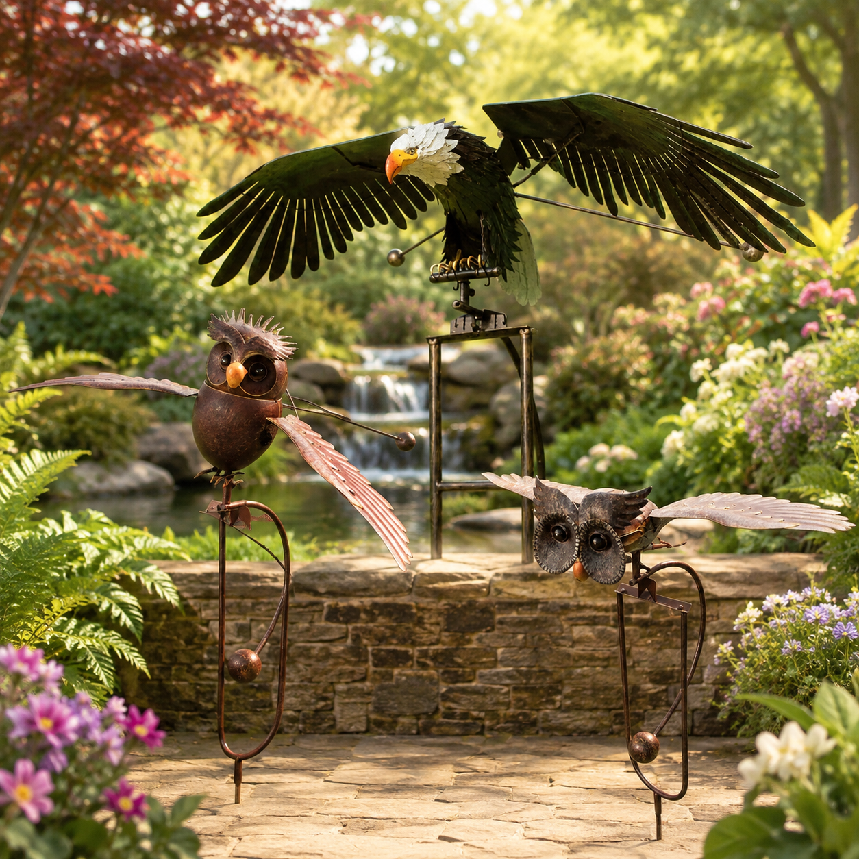 Flapping Wings Garden Bird Decoration