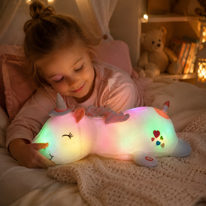 Plush Rainbow LED Night Light Toy