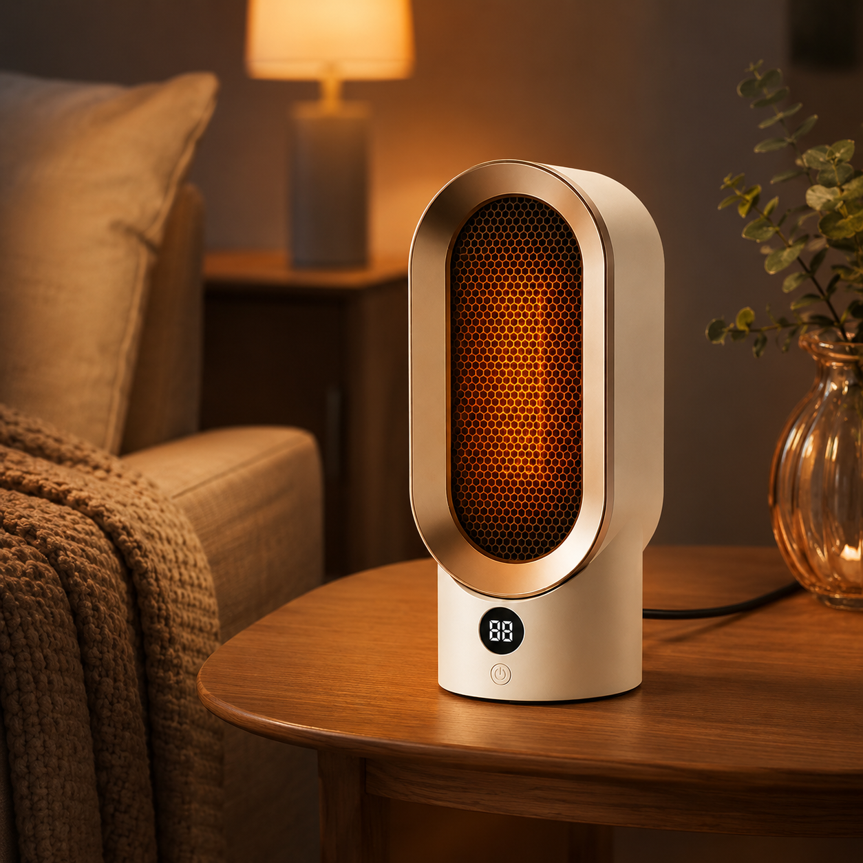 Compact Quick-Heat Portable Electric Heater