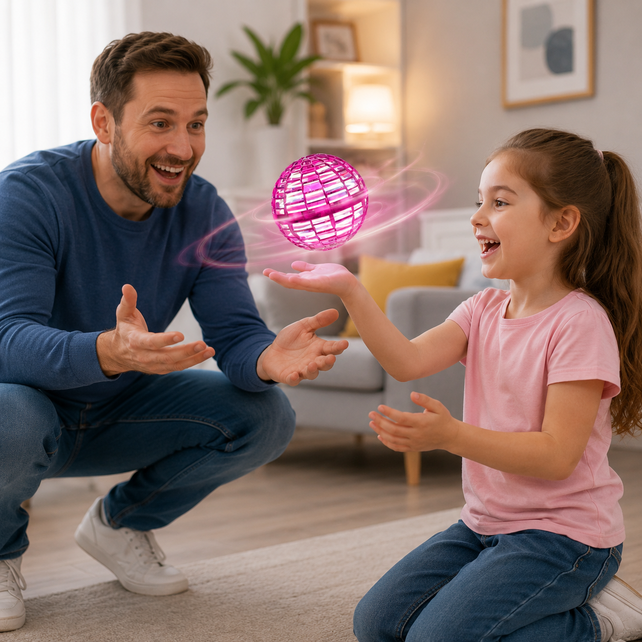 LED Rechargeable Flying Ball Toy