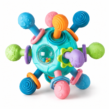 Textured Sensory Ball Rattle for Infants