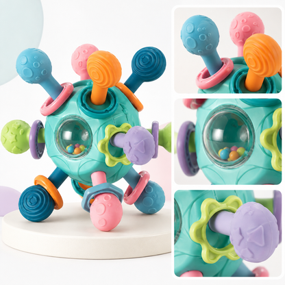 Textured Sensory Ball Rattle for Infants