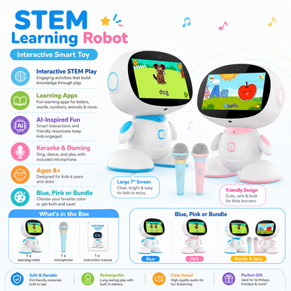 STEM Interactive Learning Robot Toy