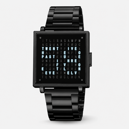 Modern Digital Display Text Watch