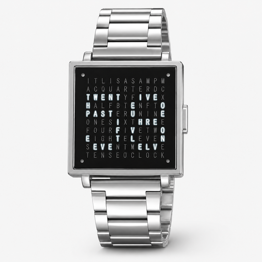 Modern Digital Display Text Watch