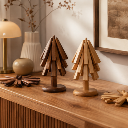 Foldable Decorative Wooden Table Mat