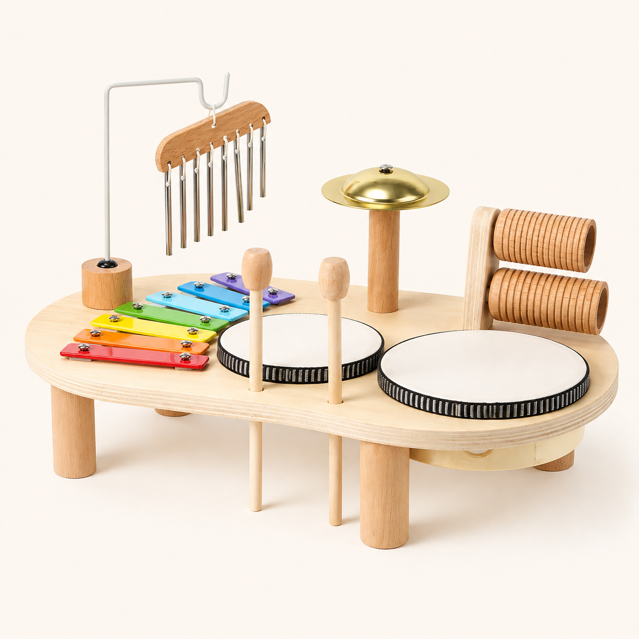 Wooden Toddler Music Exploration Set