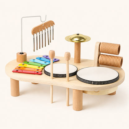 Wooden Toddler Music Exploration Set