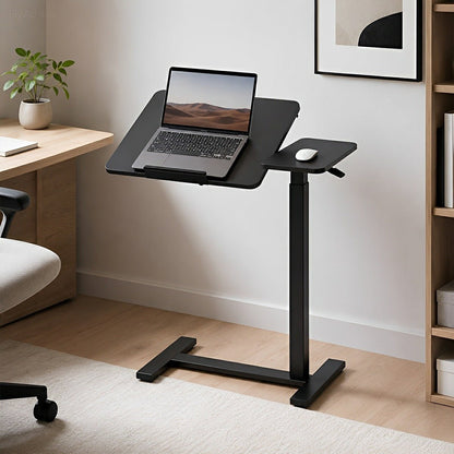 Adjustable Overbed Table on Wheels – Tilting