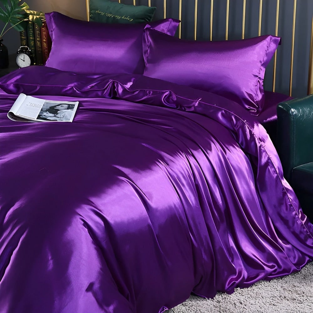 Antibacterial Silk Breathable Bedding Set