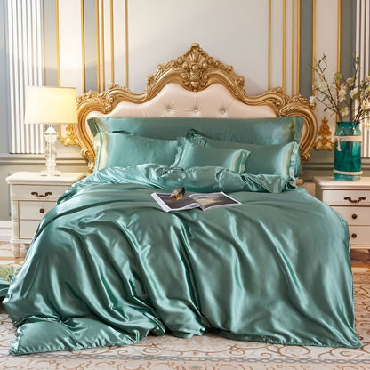 Antibacterial Silk Breathable Bedding Set