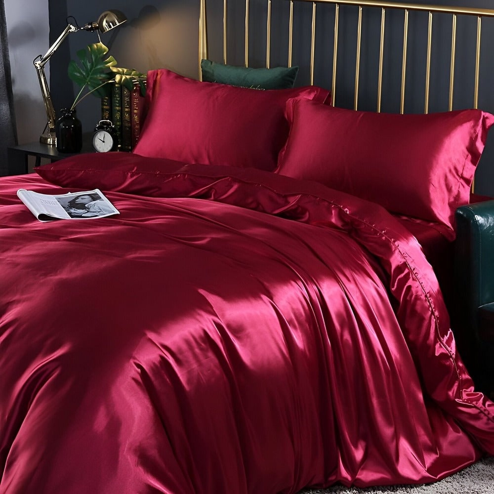 Antibacterial Silk Breathable Bedding Set
